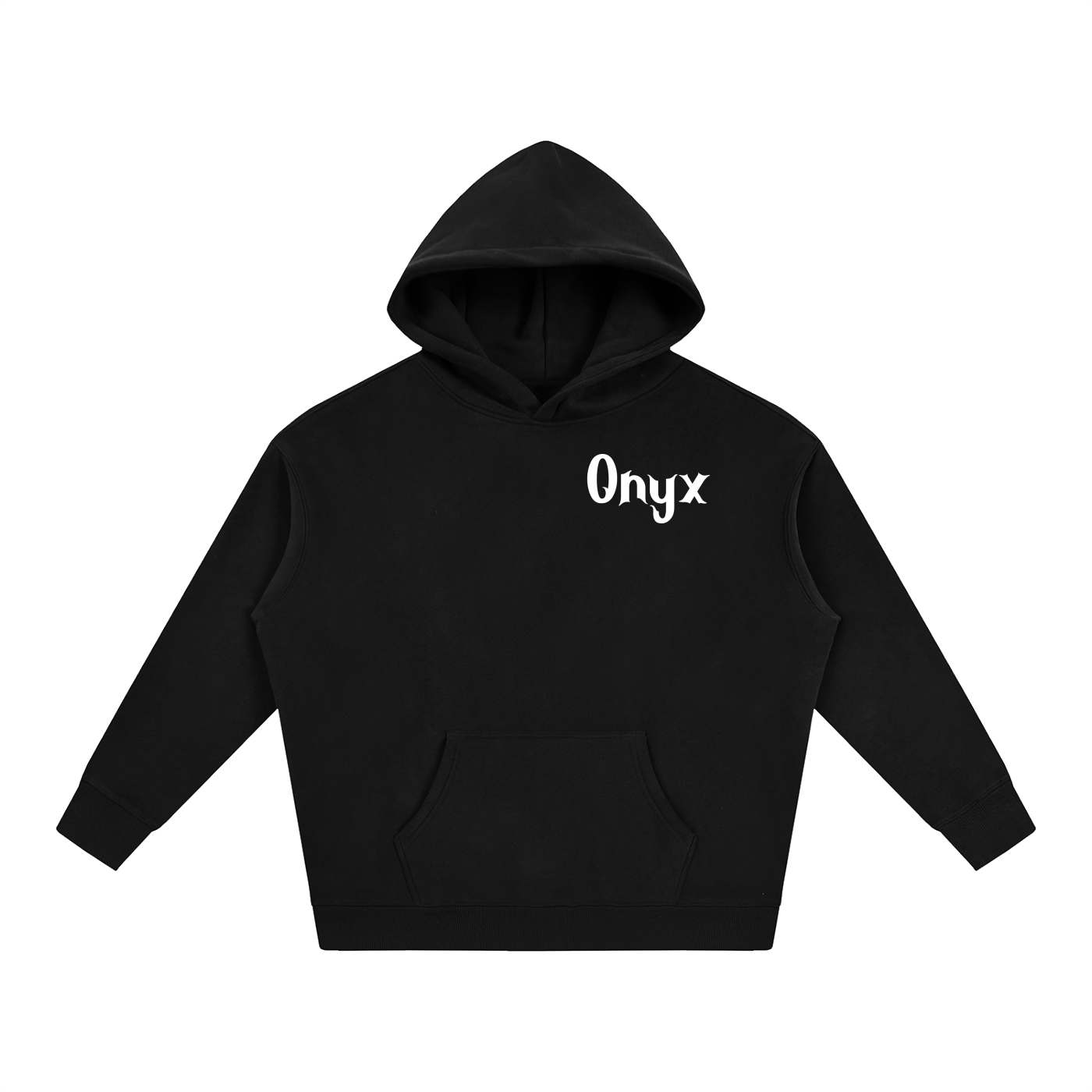 Onyx Oversize Fleeced Hoodie